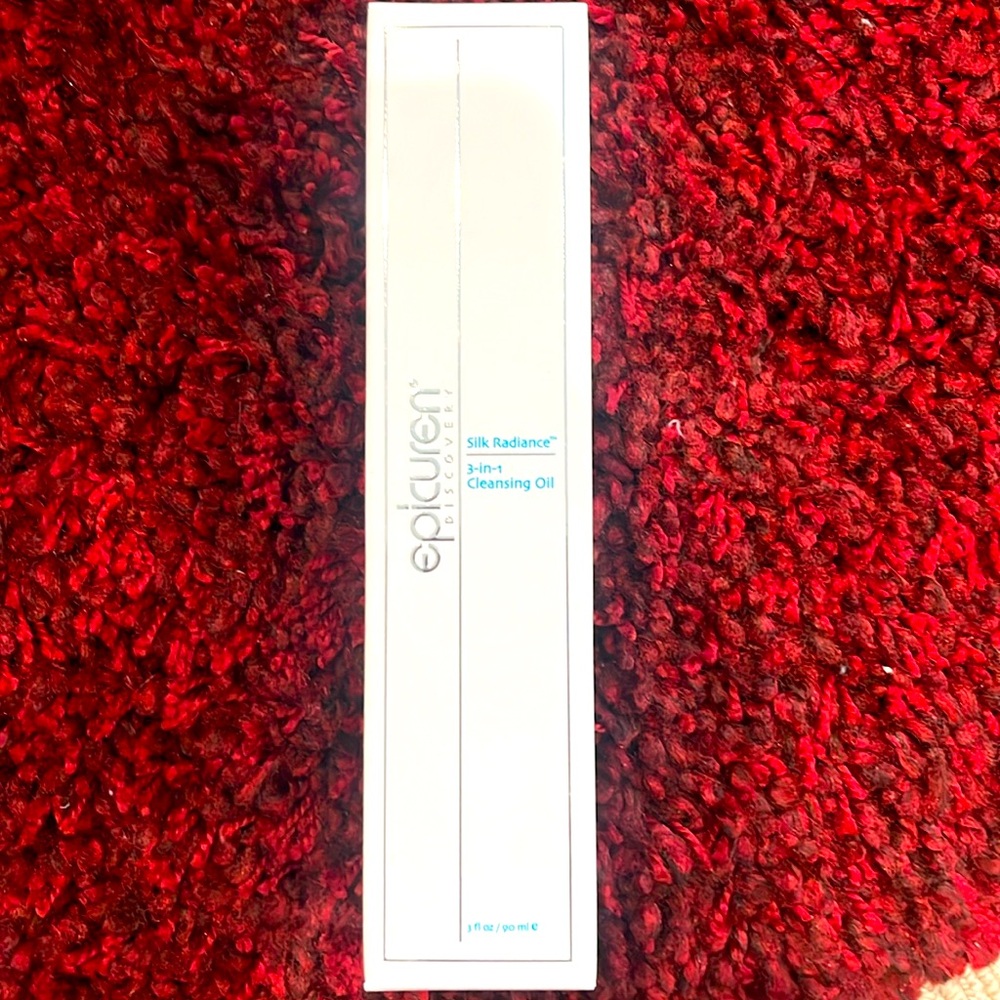 new Epicuren silk radiance 3 in 1 cleansing oil 3 fl oz helps remove makeup